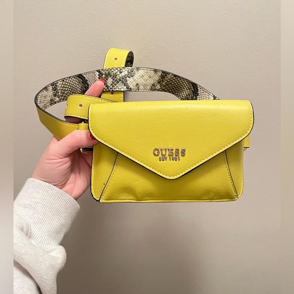 Guess Bags Guess Purse Belt Adjustable Strap Reversible Strap